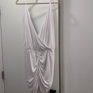 Retrofete white dress ( size Large) worn once last summer!